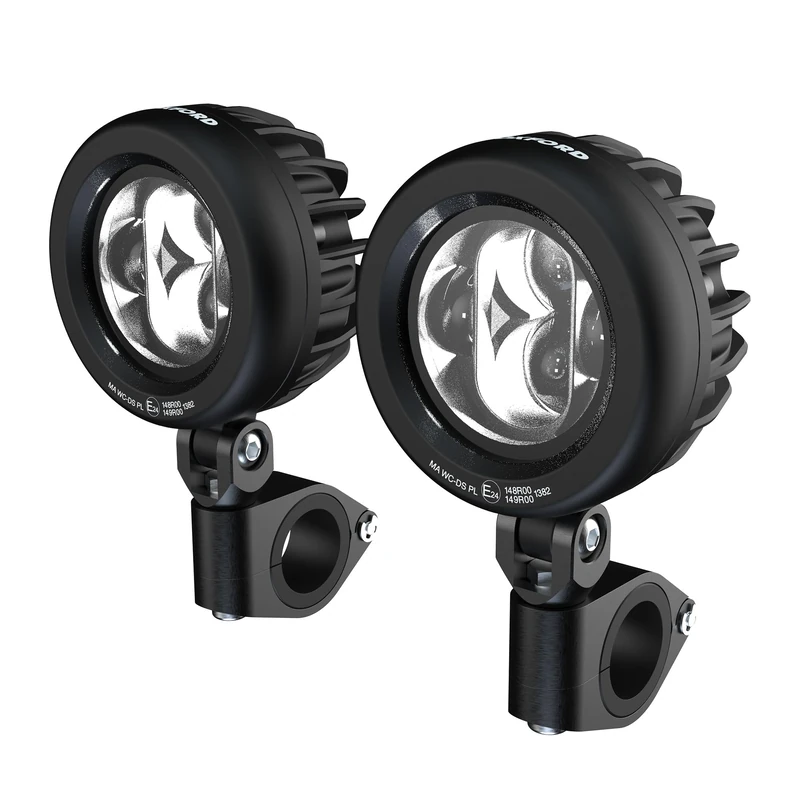 Oxford 4K Auxiliary Lights for Adventure Motorcycles EL385 | COB LED Additional Motorbike Headlights - 4480 Lumens