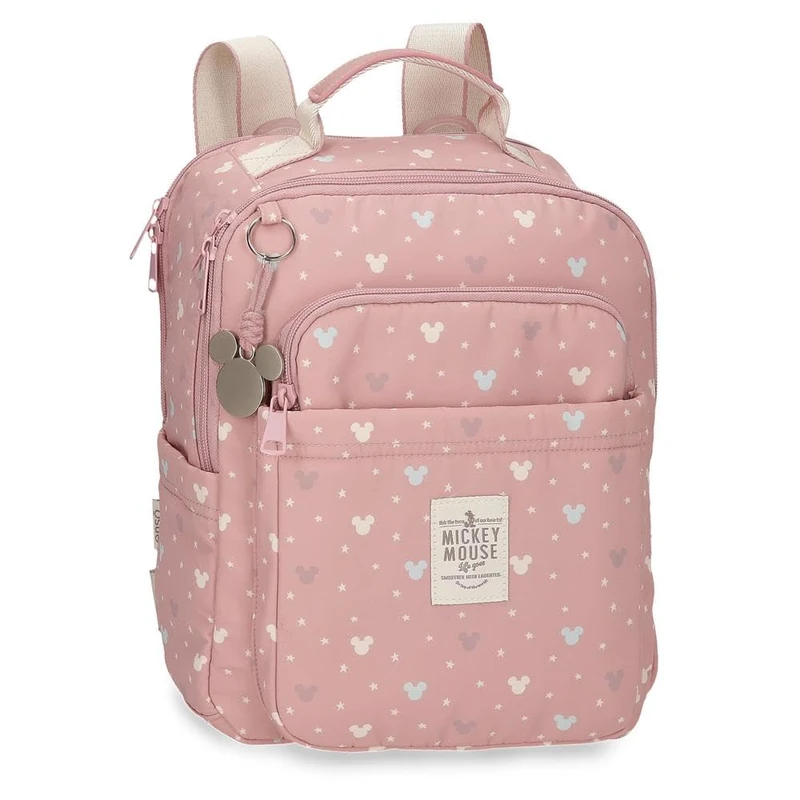 Disney Joumma Luma Mickey Nude Walking Backpack 27x32x13 cm Polyester 11.2L - Image 1