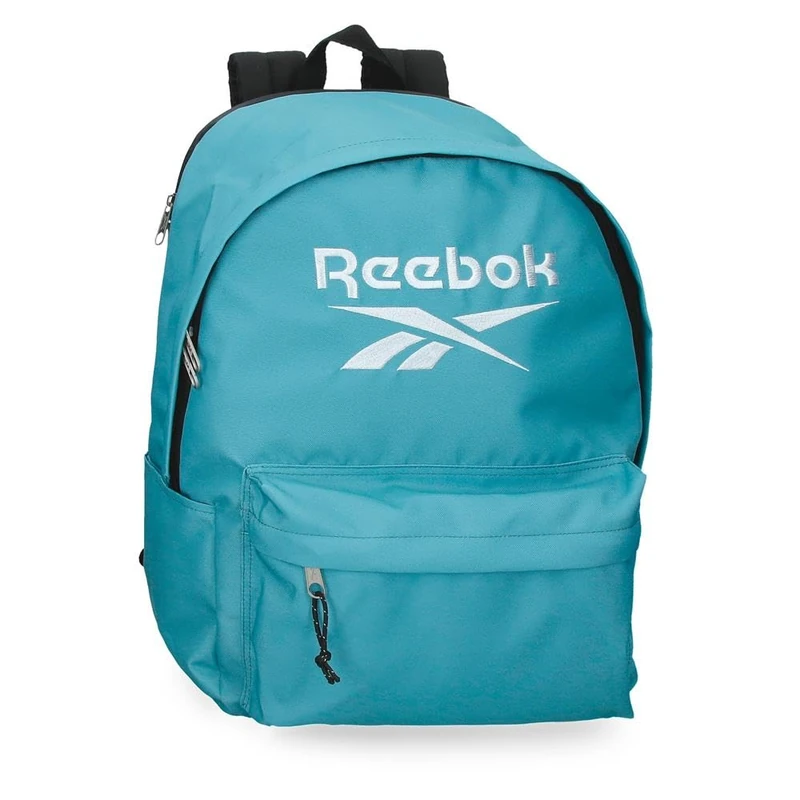 Reebok Boston Laptop Backpack Double Compartment 15.6" Inches Turquoise Blue 31x44x15 cm Polyester 20.46L by Joumma Bags