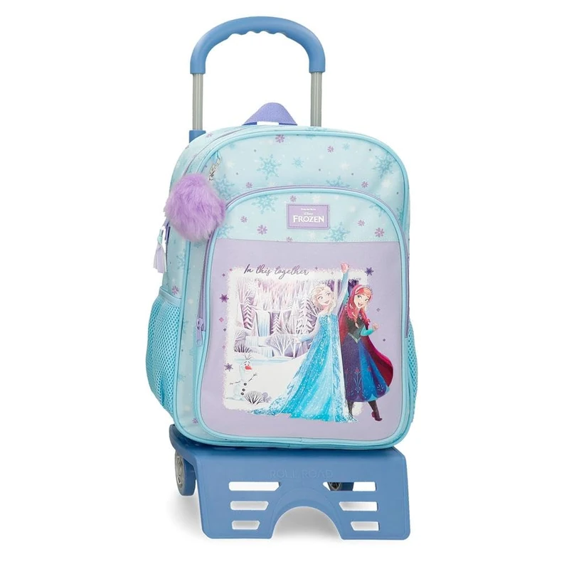 Disney Joumma Frozen in This Together School Backpack with Trolley Lilac 30x40x13 cm Polyester 15,6L