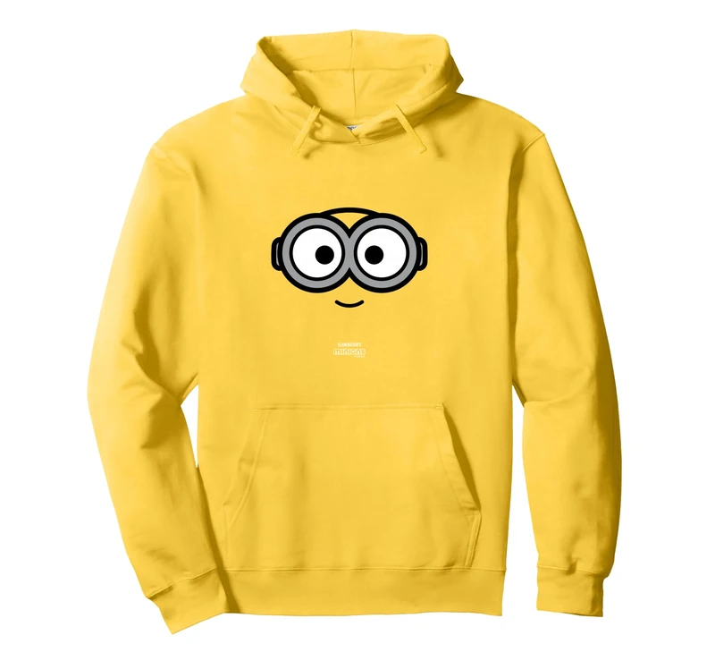 Minions Bob Big Face Costume Graphic Pullover Hoodie