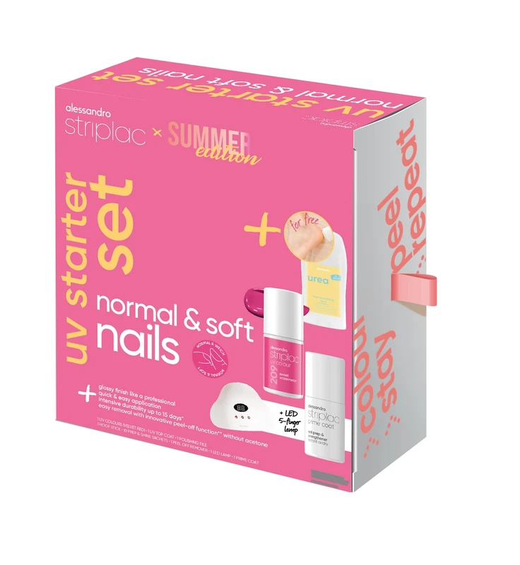 alessandro Striplac UV Starter Set Normal & Soft Nails Summer Edition