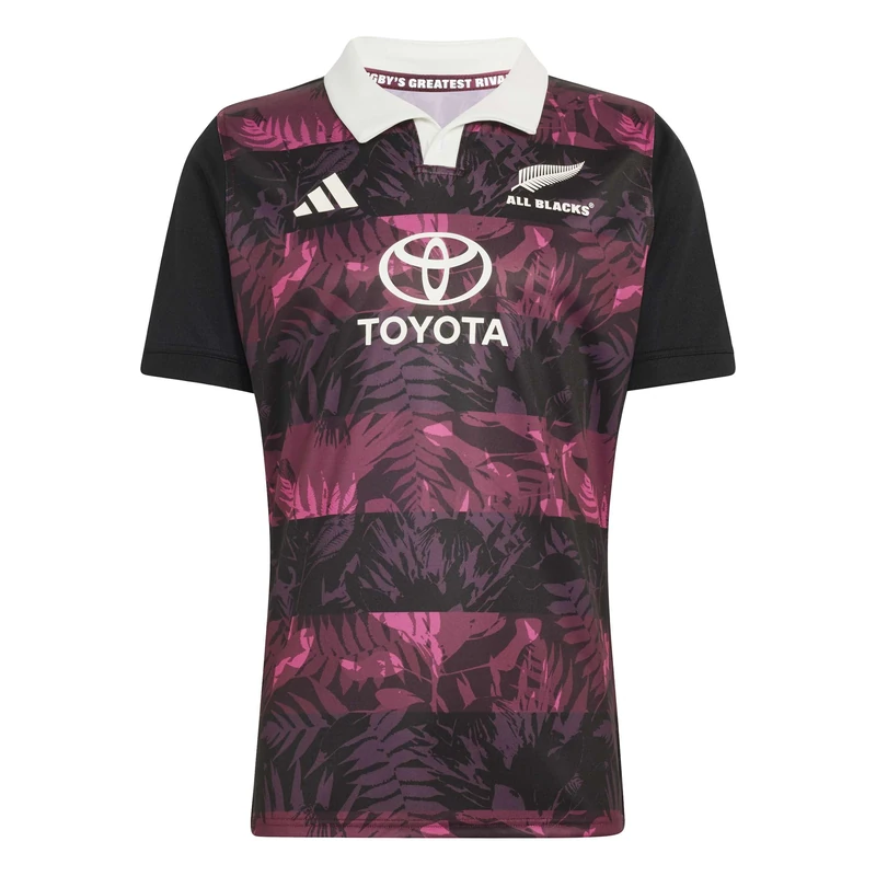 adidas Men's All Blacks Training for South Africa Tour Shirt, Maroon, XS