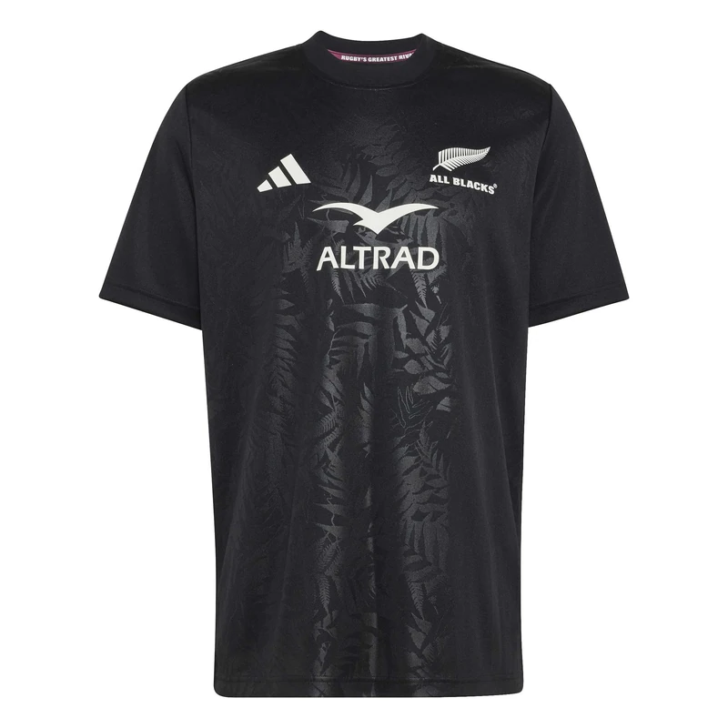 adidas Men's All Blacks Supporter Shirt, All Black, S