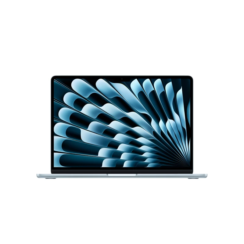 Apple MacBook Air 13.6-inch Laptop M5 chip with 10-core CPU and 8-core GPU: Liquid Retina Display, 16GB Unified Memory, 512GB SSD, Touch ID, Wi-Fi 7, Sky Blue; with Apple 70W USB-C Power Adapter