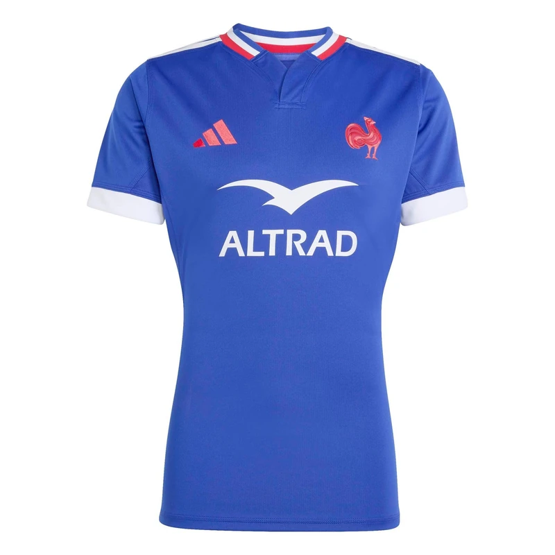 adidas Men France Rugby Performance fit Replica Jersey Blue 2XL