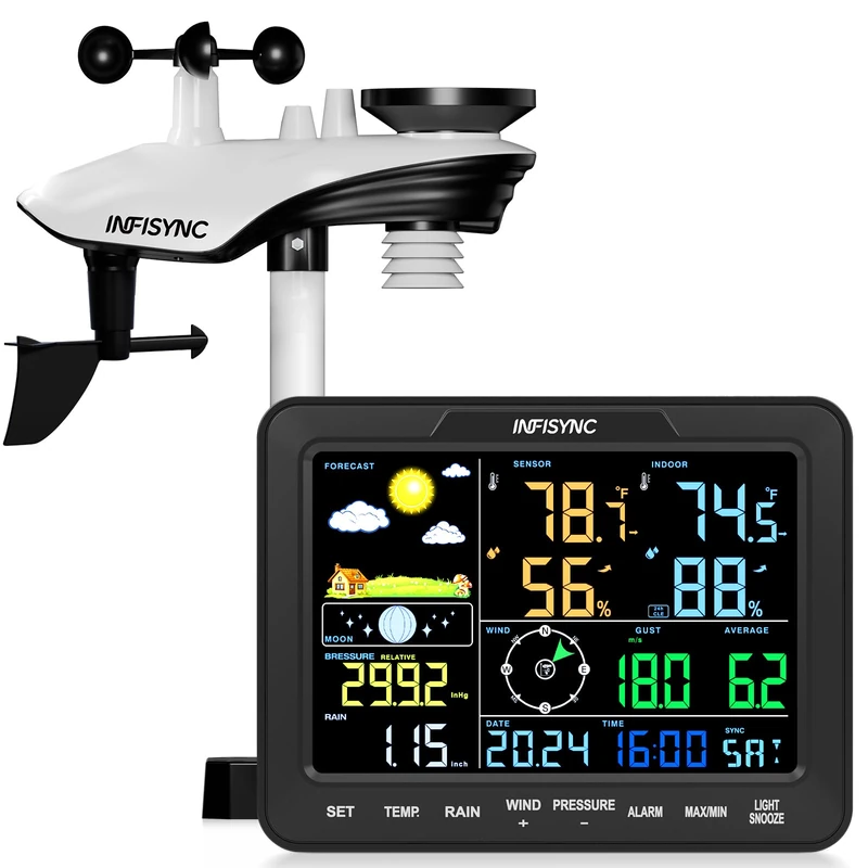 InfiSync Weather Stations Indoor Outdoor