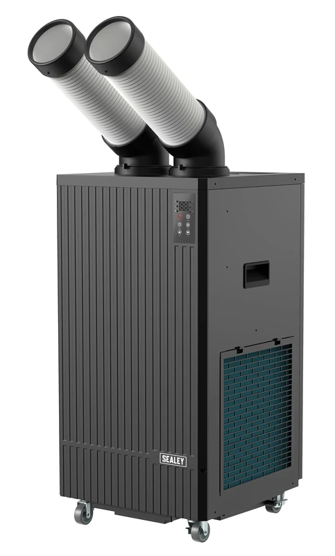 Sealey Industrial Spot Cooler Air Conditioner/Dehumidifier/Air Cooler 12,000Btu/hr (3.5kW)- SAC12001