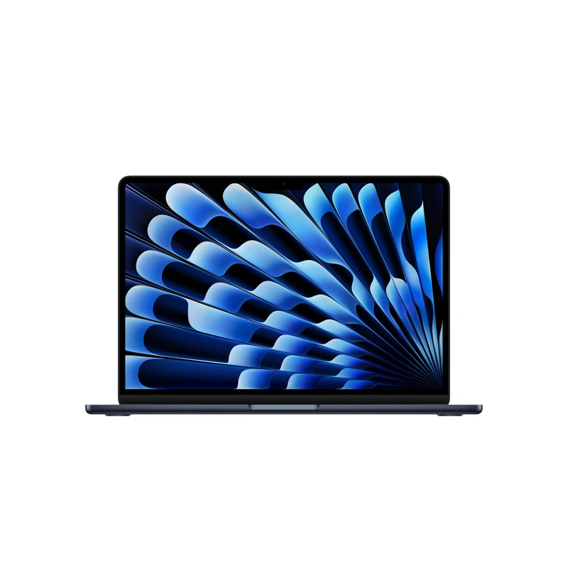 Apple MacBook Air 13.6-inch Laptop M5 chip with 10-core CPU and 10-core GPU: Liquid Retina Display, 16GB Unified Memory, 1TB SSD, Touch ID, Wi-Fi 7, Midnight; with Apple 70W USB-C Power Adapter - Image 1