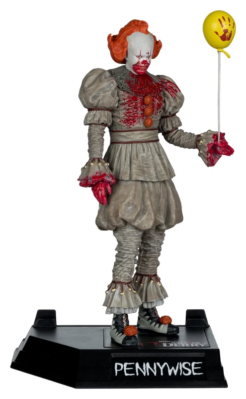 McFarlane Es Welcome to Derry Movie Maniacs Figure Pennywise (Bloody) 16 cm