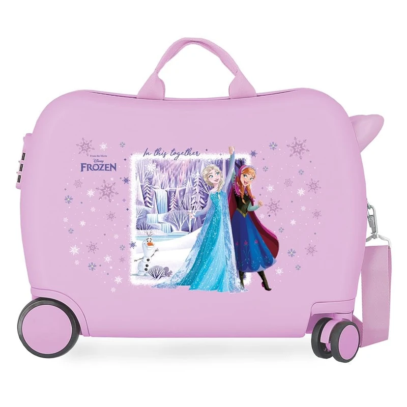 Joumma Disney Frozen in This Together Children's Suitcase Lilac 50 x 38 x 20 cm Hard ABS Combination Lock Side 34L 2.1 kg 2 Wheels