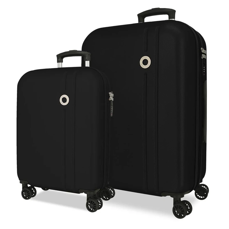 Roll Road Roll Road Menorca Luggage Set, One Size, Black/White, Talla única, Suitcase Set - Image 1