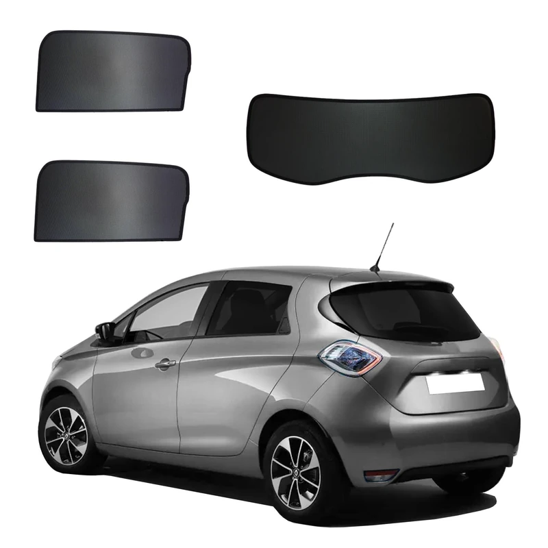 SunClip Privacy & Sun protection compatible with Renault Zoe (BFM) 2013-2024
