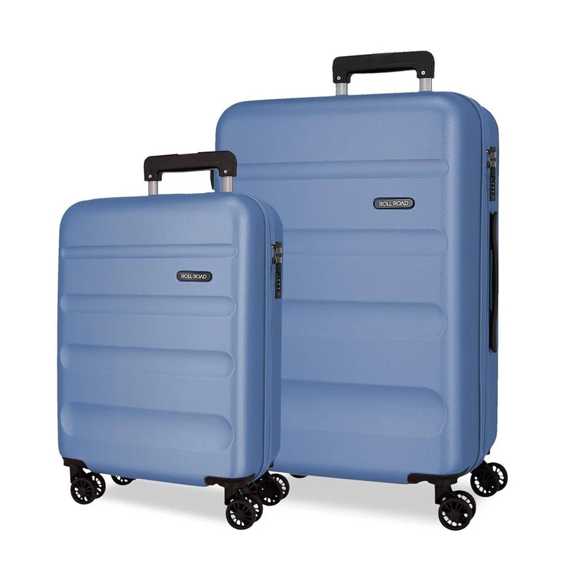 Roll Road Roll Road Flex Luggage Set, One Size, Blue, Talla única, Suitcase Set
