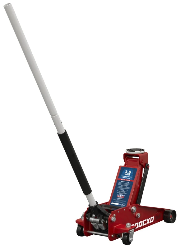 Sealey 3.5 Tonne Trolley Jack, Car Jack, with Super Rocket Lift - 3500CXD - Image 1