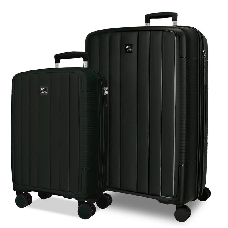 Roll Road Roll Road Acadia Luggage Set, One Size, Black/White, Talla única, Suitcase Set - Image 1