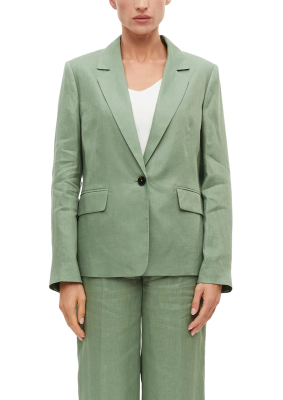s.Oliver Women's 2177644 Blazer (Pack of 1), Green, 20