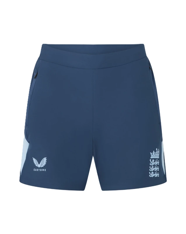 Castore England Cricket Women's Performance Shorts, Navy Ensign, 10 - Image 1