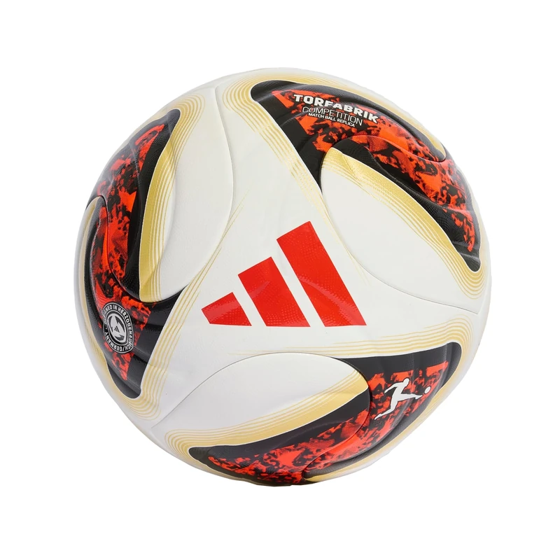 adidas Unisex Bundesliga 26/27 Torfabrik Competition Recreation Ball, white/black/solar red/PANTONE, 5