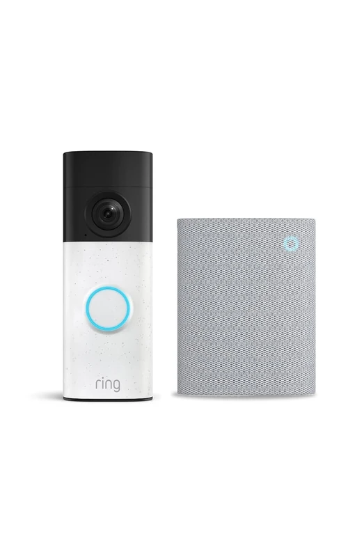 Ring Battery Video Doorbell (newest gen) + Chime (3rd Gen) | Video Doorbell Camera with Retinal 2K, up to 6x Enhanced Zoom | Built-In Battery | 30-day free trial of Ring Subscription Plan - Image 1