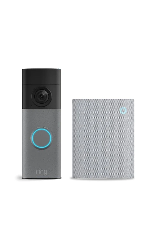 Ring Battery Video Doorbell (newest gen) + Chime (3rd Gen) | Video Doorbell Camera with Retinal 2K, up to 6x Enhanced Zoom | Built-In Battery | 30-day free trial of Ring Subscription Plan