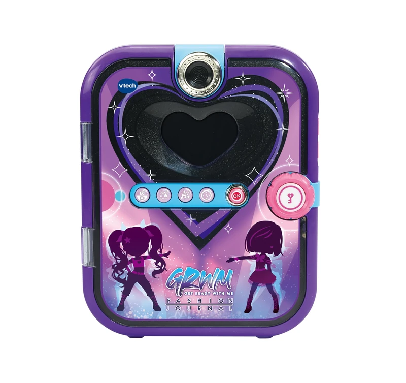 VTech GRWM Fashion Journal, Interactive Kids Journal, Photos & Selfies with Video Camera, Diary with Face Recognition and Password Protection, For Ages 6, 7, 8, 9+ Years Old, English Version