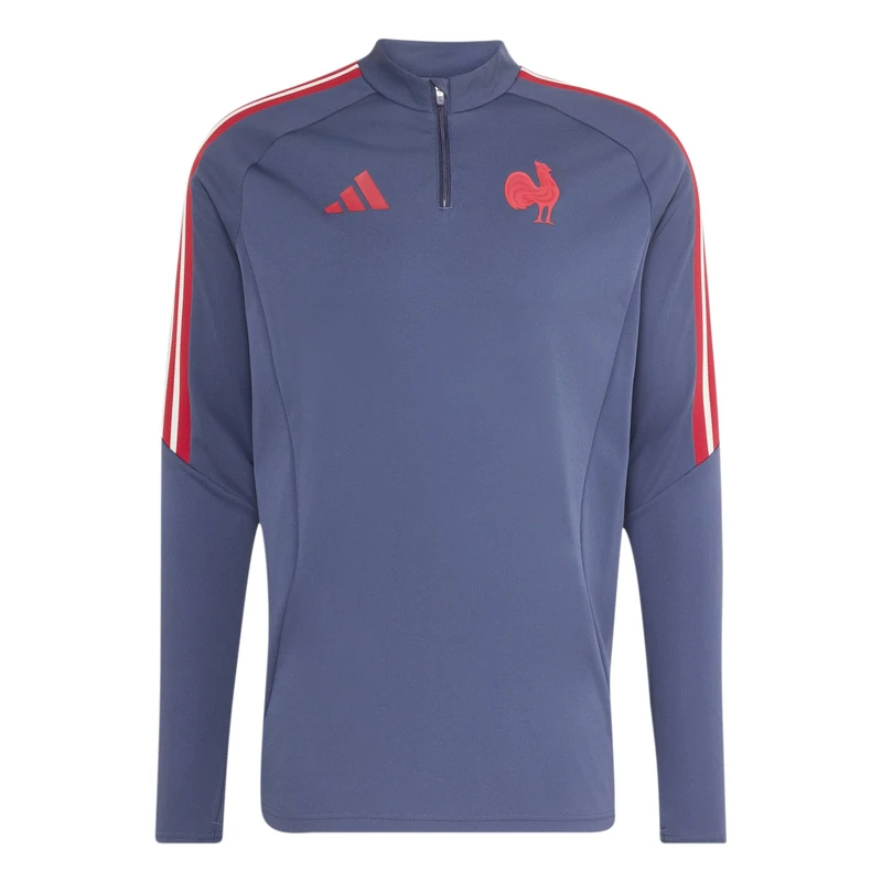 adidas Men's France Rugby Training Top Sweatshirt, shadow navy, XL