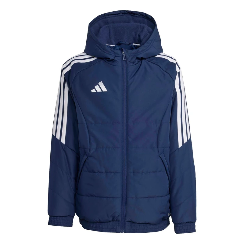 adidas Unisex Kids Tiro 26 Winter Kids Coat, team navy blue 2/white, 9-10 Years
