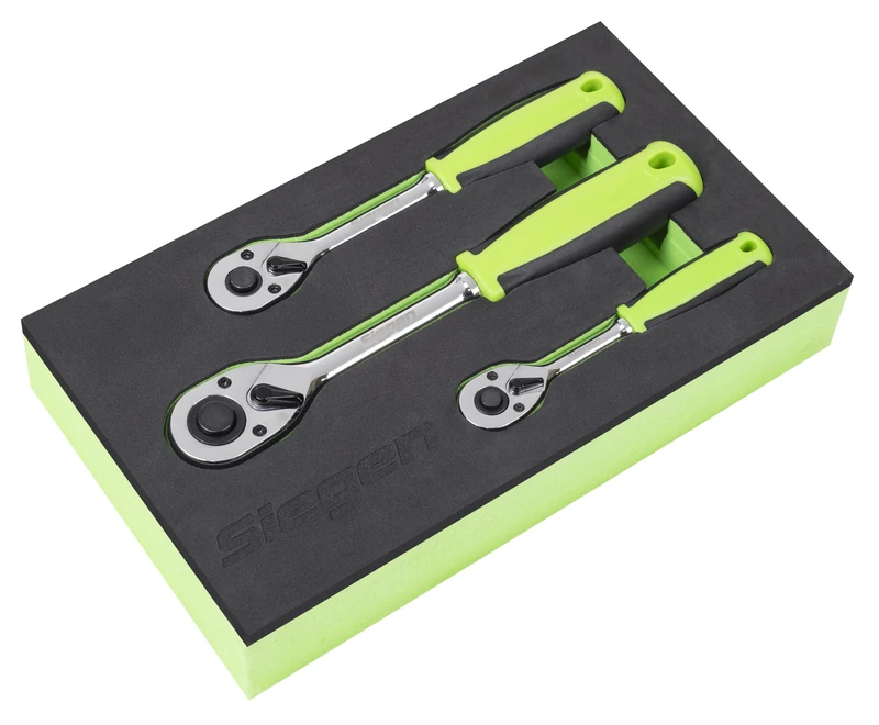 Sealey Siegen Ratchet Wrench Set 3pc - S01331