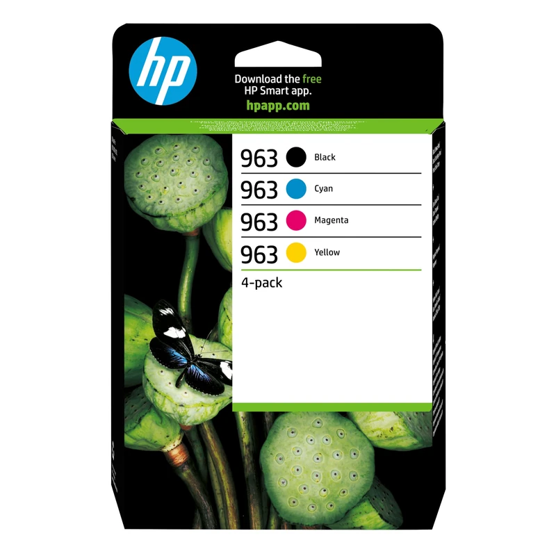 HP 963 4-Pack CMYK(4) Original Combo ink cartridge