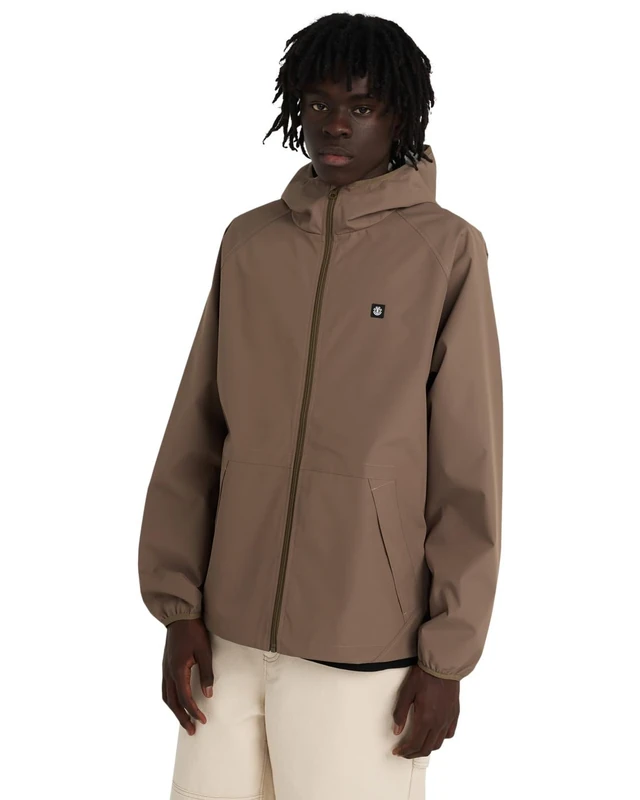 Element Waterproof Shell Jacket Relax Work Chino WK Brown - Image 1