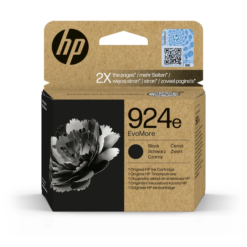 HP 924e EvoMore Black Original ink cartridge