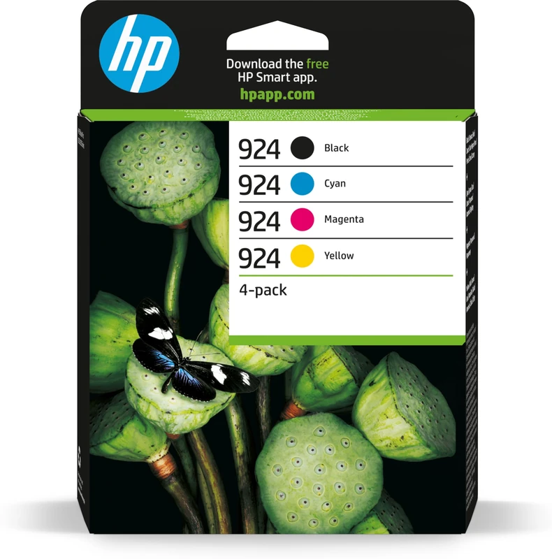 HP 924 4-Pack CMYK(4) Original ink cartridge - Image 1