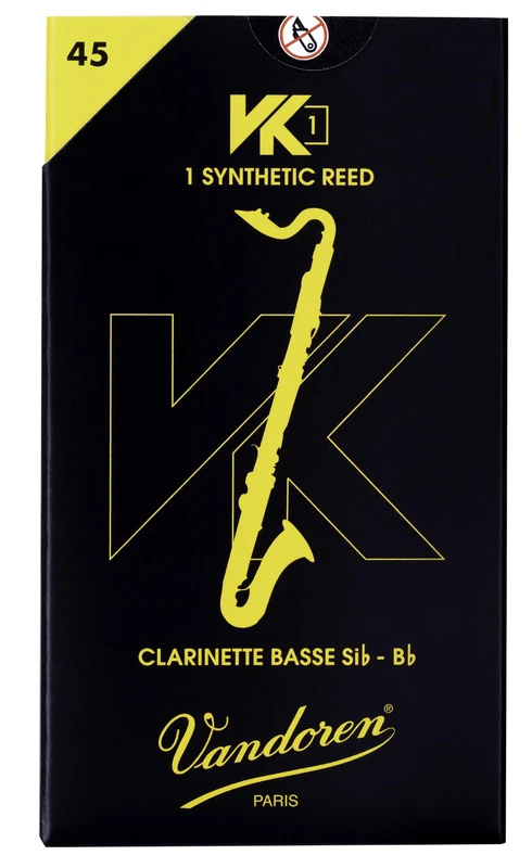 Vandoren VK1 Synthetic Bass Clarinet Reed, Strength 45