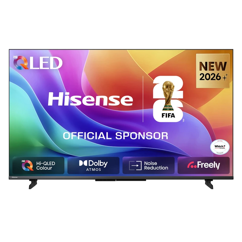 Hisense 50" 50A5STUK Hi-QLED Full HD Smart TV with Freely, Netflix, Disney+ and YouTube - Hi-QLED Colour, Dolby Atmos, Tilt to Monitor, FHD Resolution, Noise Reduction, High Contrast, Game Mode