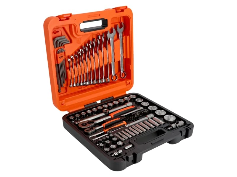 98 Piece Bahco Socket and Wrench Set - 1/4" & 1/2"