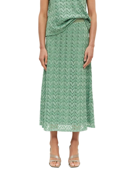 s.Oliver Black Label Women's Skirt 2176935 72X3 Green 46