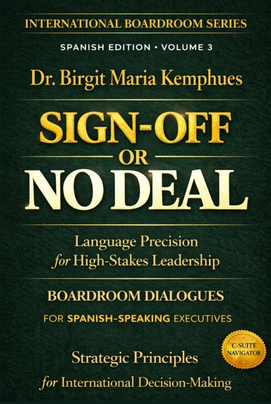 SIGN OFF or No DEAL: High-Stakes Leadership Boardroom Dialogues for Spanish-Speaking Executives (International Boardroom Series)