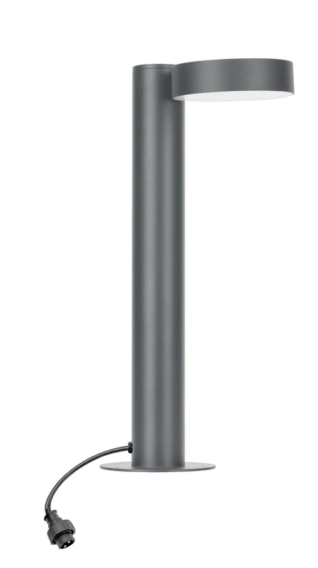 Bold LED Path Light for 24 V System (Including 15 cm PVC Cable, 3000 K, IP44, 350 lm, Dimmable with Bold Controller) - Anthracite