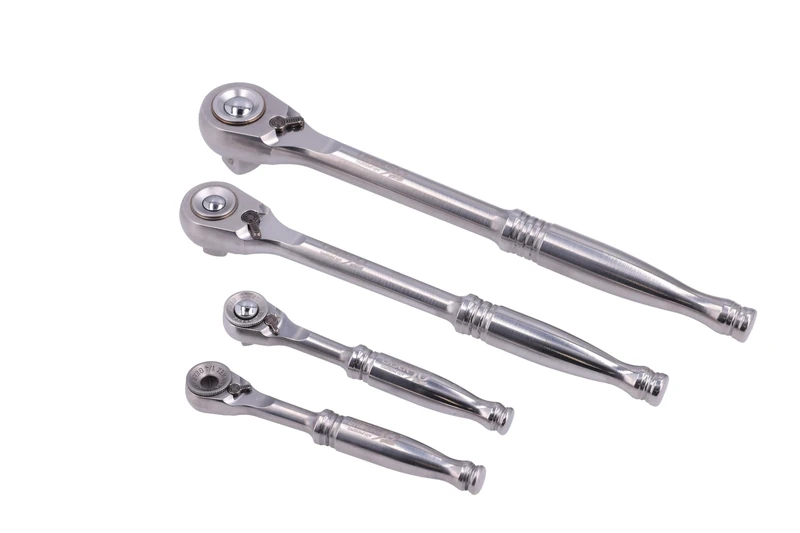 Laser 9365 Stainless Steel Ratchet Set 4pc - 50th Anniversary