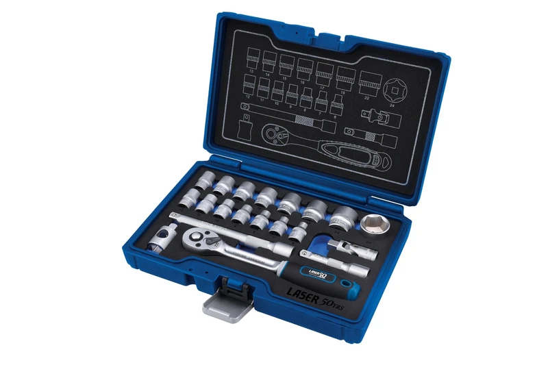 Laser 9326 Socket Set 3/8"D - 20pc - 50th Anniversary