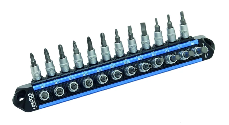 Laser 9328 LocSoc Bit Socket Set 1/4"D - 24pc - 50th Anniversary