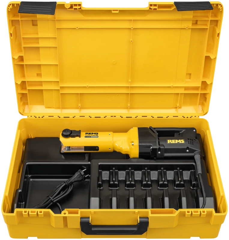 REMS Power-Press SE Basic Pack XL-Boxx (Electric Radial Press, for Making Press Connections, Crimping Pliers, Pressing Tool) 572113 R220