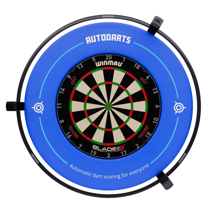 AUTODARTS Vantage Scoring System - Smart Dartboard Camera Darts Scorer for Steel Tip Darts, Electronic Scoreboard With Winmau Plasma Dartboard Light Surround Ring