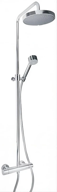 Thermostatic Shower Column Chrome from Piralla - Made in Italy high Quality Column Thermostatic, Complete with Head Shower and Hand Shower