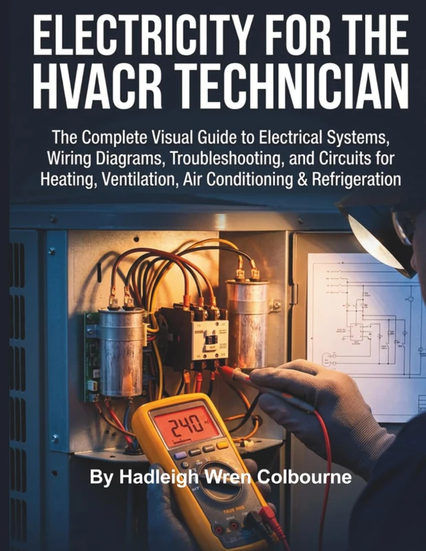 Electricity for the HVACR Technician: The Complete Visual Guide to Electrical Systems, Wiring Diagrams, Troubleshooting, and Circuits for Heating, Ventilation, Air Conditioning & Refrigeration