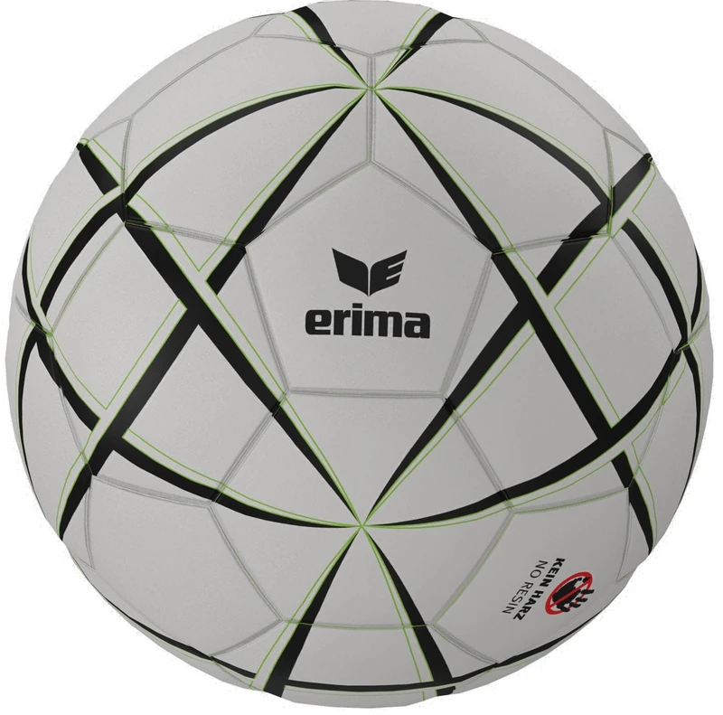 Erima Unisex Adult Magic White handball (7202601), black/green gecko, 2