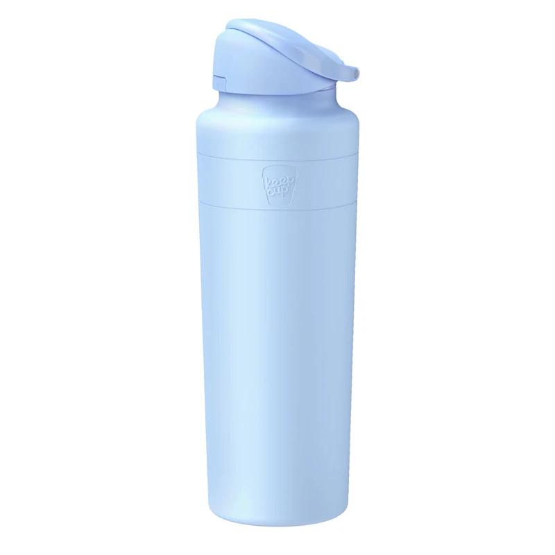 KeepCup Ora Water Bottle Stainless Steel, Double Wall Vacuum Insulated with Straw & Chug Lid | Reusable, Leakproof, BPA Free 950ml / 32oz - Orchid
