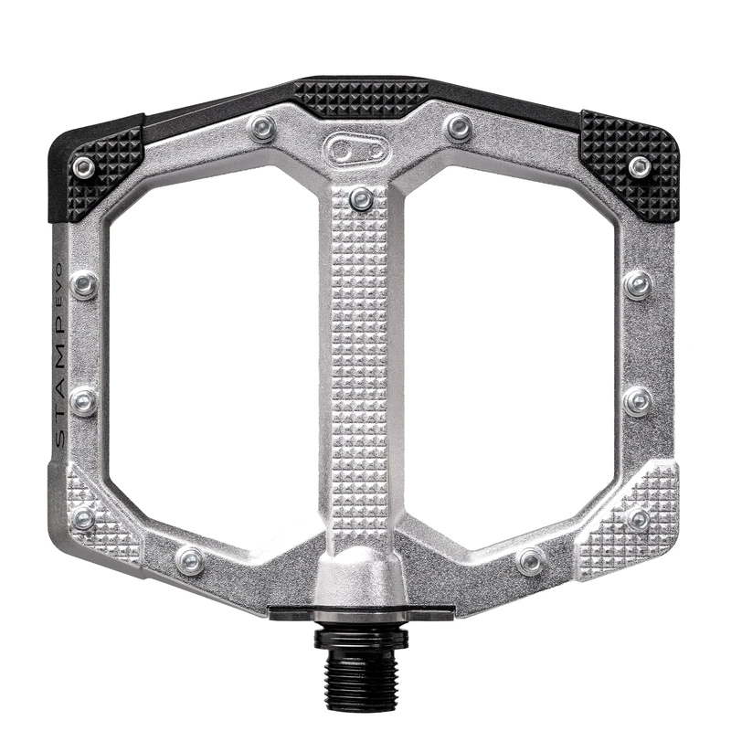 Crankbrothers Stamp EVO MTB Pedals, Silver, Size Small