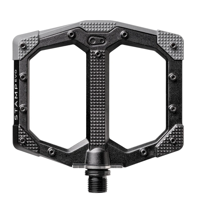 Crankbrothers Stamp EVO MTB Pedals, Black, Size Small